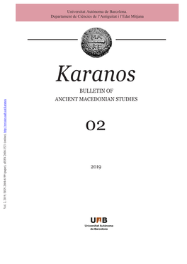 Bulletin of Ancient Macedonian Studies