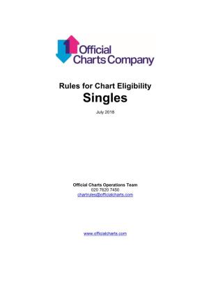 Chart Rules Exist to Determine Eligibility for Entry Into the Official UK Singles Chart