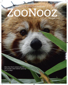 A Publication of the Seneca Park Zoo Society May/June 2018