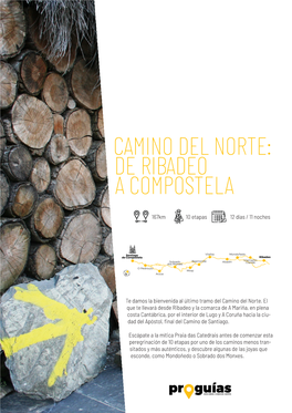 Camino Del Norte: De Ribadeo a Compostela