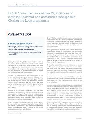 Closing the Loop Programme