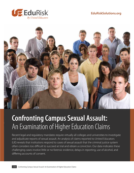 Confronting Campus Sexual Assault: an Examination of Higher