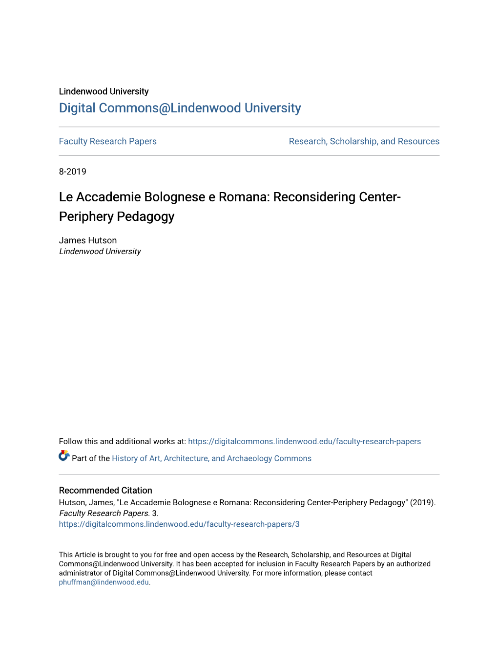 Reconsidering Center-Periphery Pedagogy" (2019)