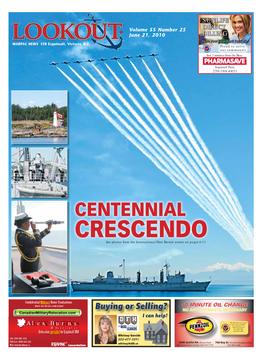 CENTENNIAL CRESCENDO See Photos from the International Fleet Review Events on Pages 6-11
