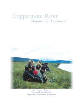 Coppermine River Nomination Document
