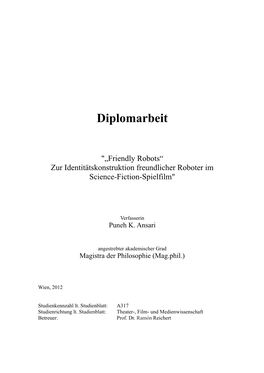 Diplomarbeit