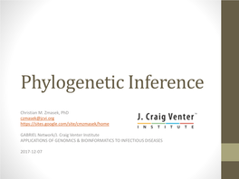 Phylogenetic Inference