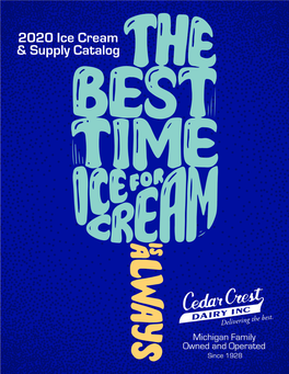 2020 Ice Cream & Supply Catalog
