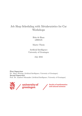 Job Shop Scheduling with Metaheuristics for Car Workshops