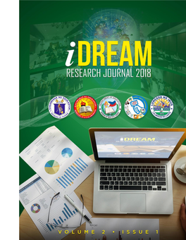 Idream2018 Idream Research Journal 2018