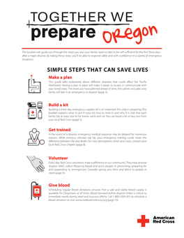 Together We Prepare Oregon