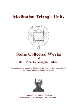 Meditation Triangle Units Some Collected Works
