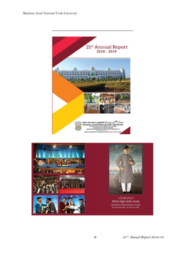 21St Annual Report (2018-2019)