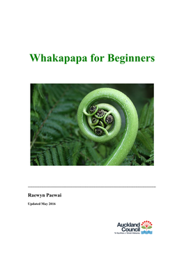 Whakapapa for Beginners