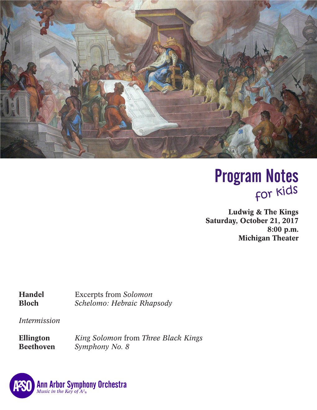 Program Notes