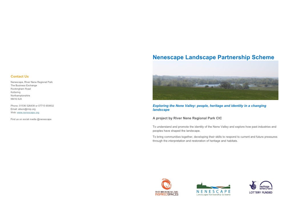 Nenescape Landscape Partnership Scheme