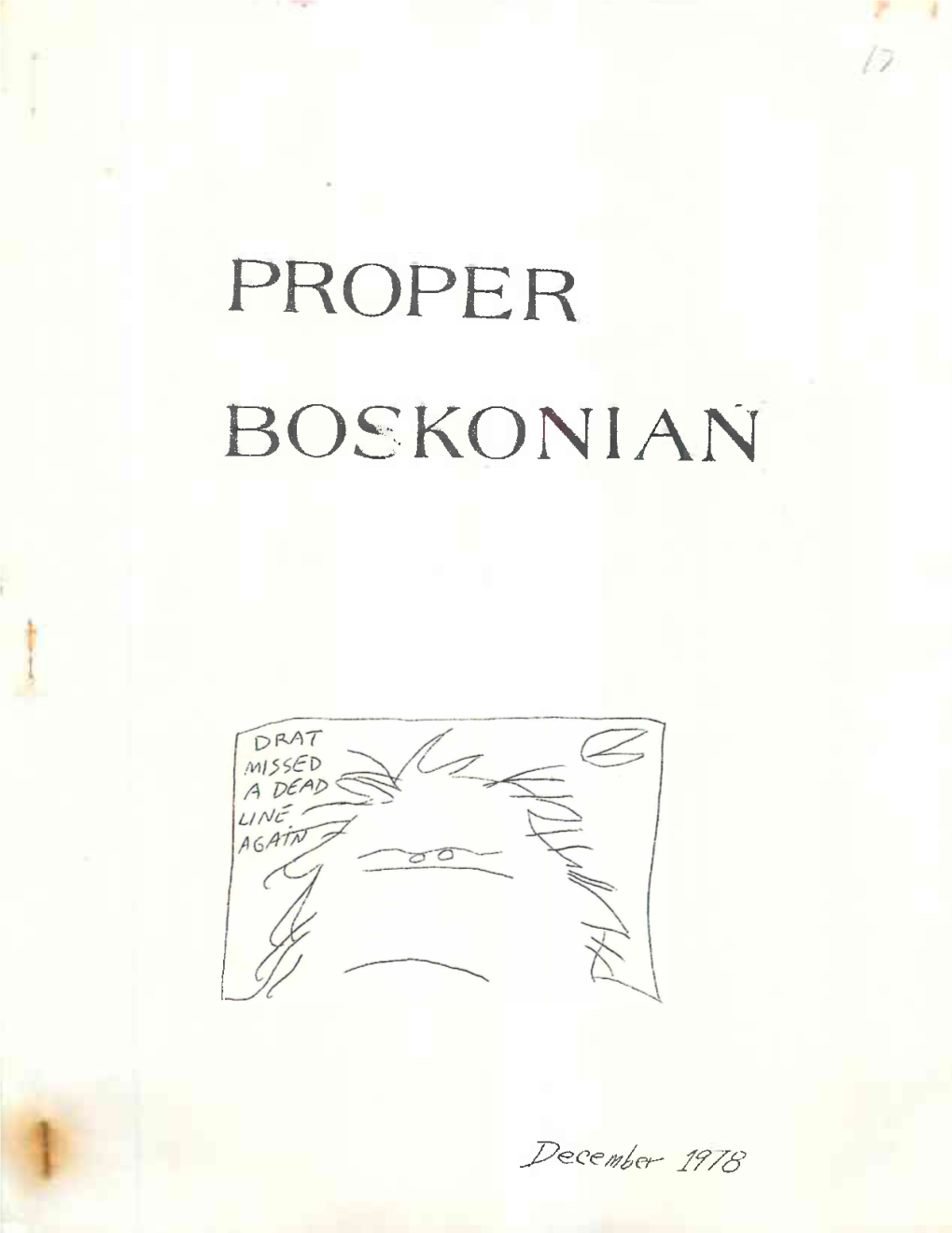 Proper Boskonian 17