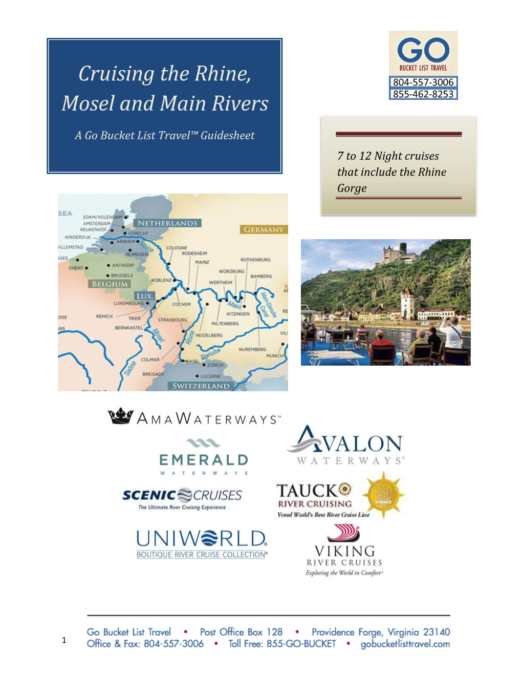 Cruising the Rhine, Mosel and Main Rivers