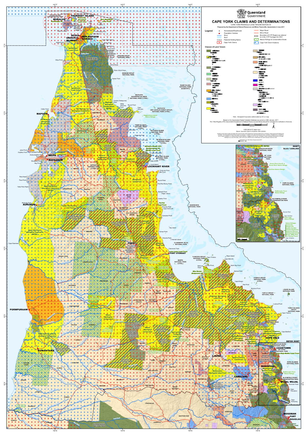 Cape York Claims and Determinations