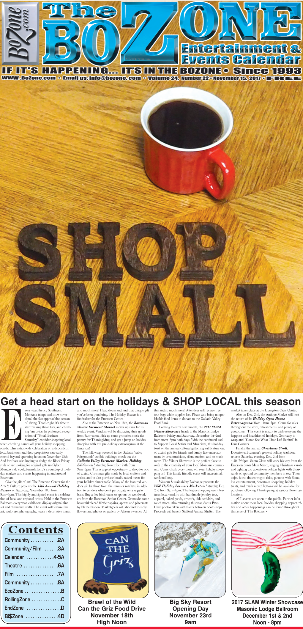 Eget a Head Start on the Holidays & SHOP LOCAL This Season