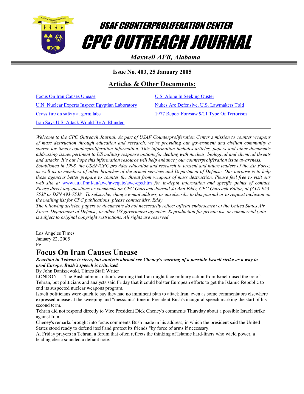 CPC Outreach Journal #403