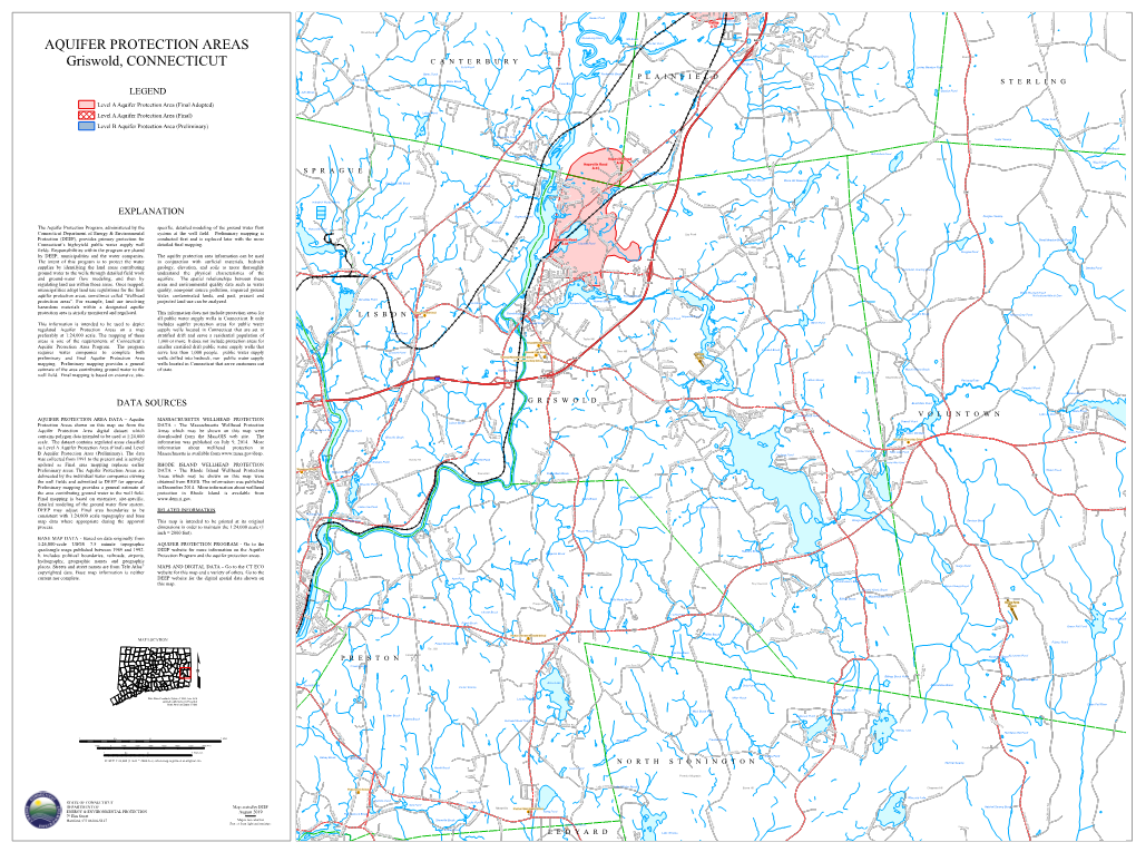 AQUIFERPROTECTIONAREA SG Riswold , CONNECTICUT