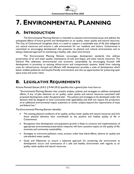 Environmental Planning