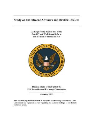 Study on Investment Advisers and Broker-Dealers