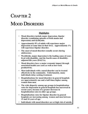 Chapter 2 Mood Disorders