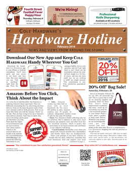 February 2016 Hardware Hotline Download