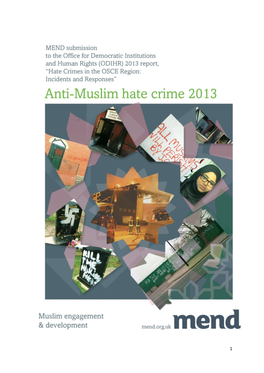 Anti-Muslim Hate Crime 2013