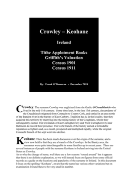 Crowley – Keohane