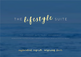 The Lifestyle Suite Talent Management