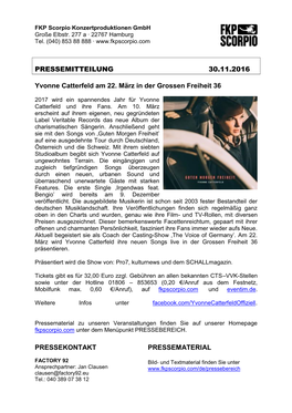 PM-YVONNE CATTERFELD-30.11.16-PDF PRESSEBEREICH Download