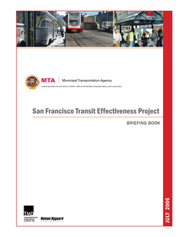 San Francisco Transit Effectiveness Project