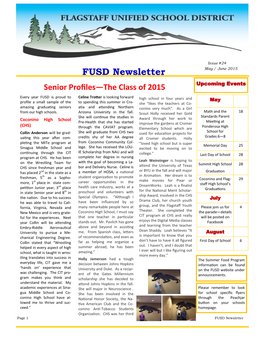 FUSD Newsletter