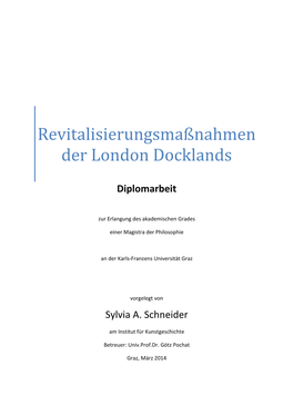 Revitalisierungsmaßnahmen Der London Docklands