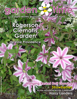 Rogerson Clematis Garden De Vine Providence