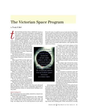 The Victorian Space Program by Trudy E