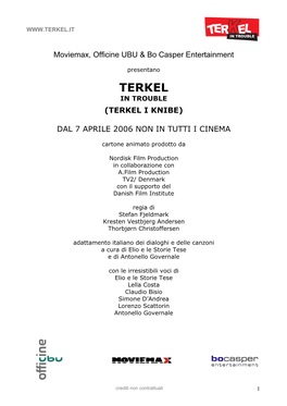 Terkel in Trouble