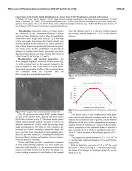 Important Clusters of Lunar Domes Are Observed in the Hortensius