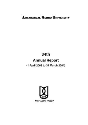 Annual Report (1 April 2003 to 31 March 2004)