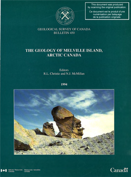 The Geology of Melville Island, Arctic Canada