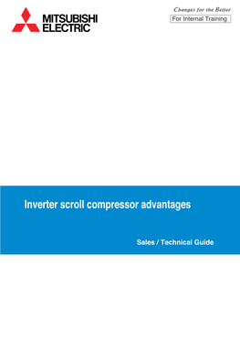 Inverter Scroll Compressor Advantages