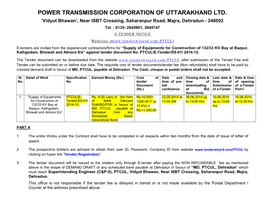 Power Transmission Corporation of Uttarakhand Ltd