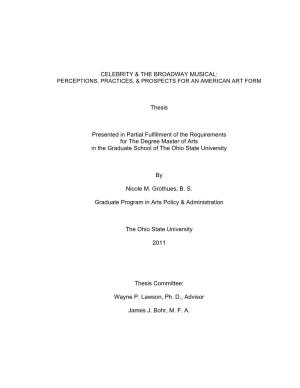 Grothues, Master's Thesis