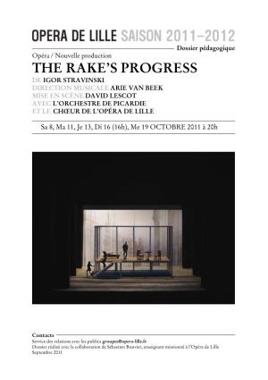 Dossier Pédagogique the Rake's Progress