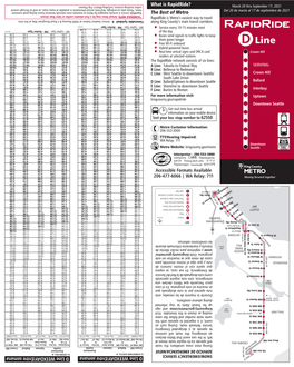 What Is Rapidride? March 20 Thru September 17, 2021