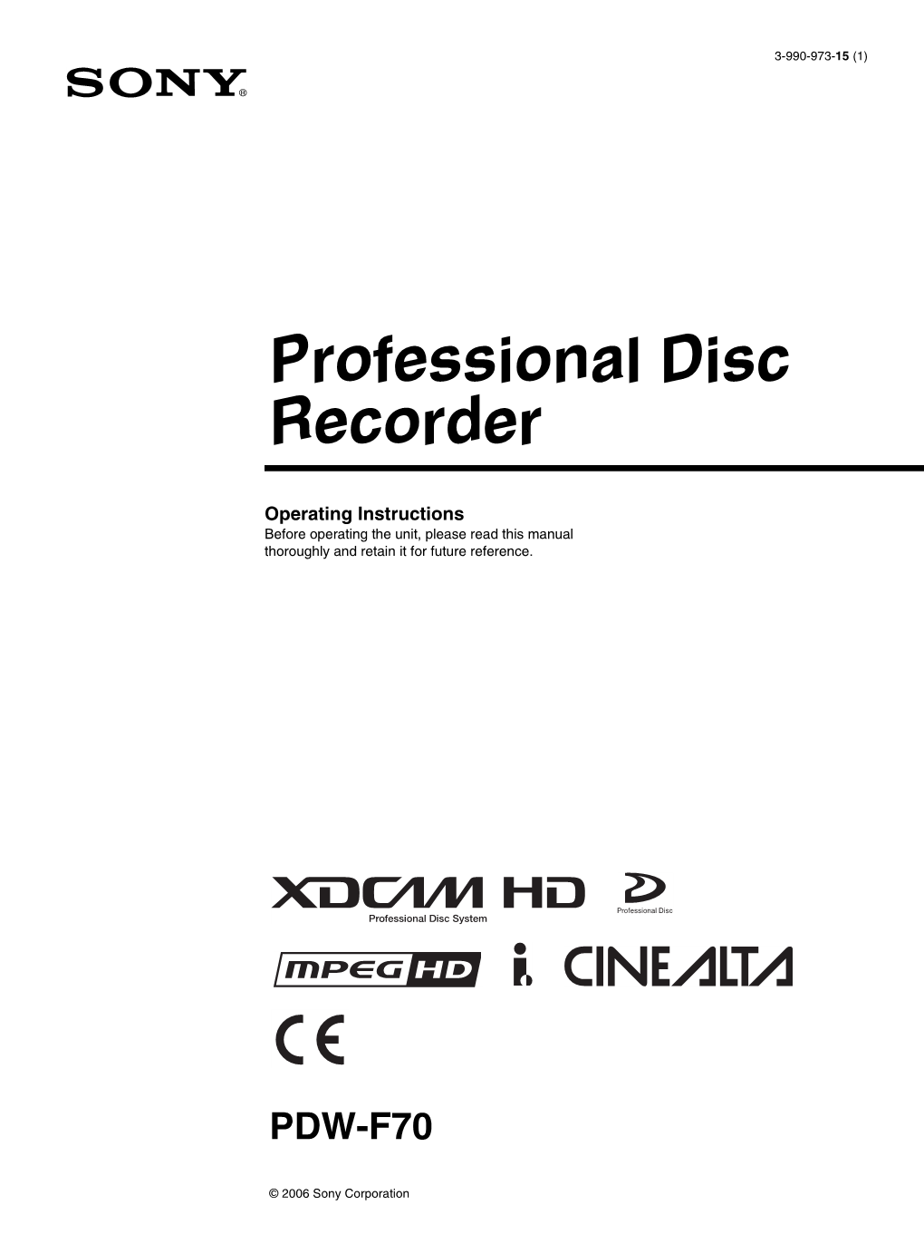 Sony-PDW-F70-Manual.Pdf