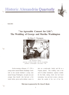 The Wedding of George and Martha Washington